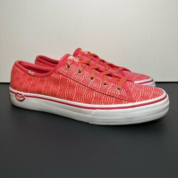 Womens KEDS x EOS Limited Edition Lipstick Pink Low Top Shoes / Size 8 - Picture 1 of 10